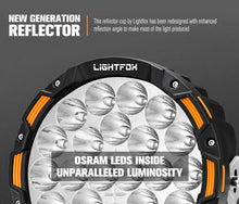 Load image into Gallery viewer, Lightfox 9inch LED Driving Light 1 Lux @1,150M IP68 20,200 lumen