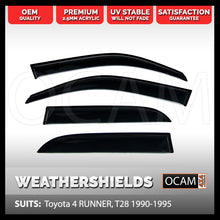 Load image into Gallery viewer, OCAM Weathershields Window Visors For Toyota 4 RUNNER Surf T28, 1990-1995