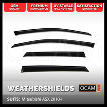 Load image into Gallery viewer, OCAM Weathershields for Mitsubishi ASX 2010-24 Window Visors Tinted