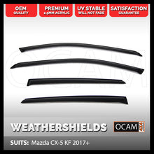 Load image into Gallery viewer, Weathershields for Mazda CX-5 KF 2017-Current Window Door Visors Windshields CX5