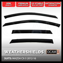 Load image into Gallery viewer, OCAM Weathershields for MAZDA CX-5 2012-16 Window Door Visors CX5