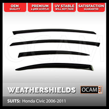 Load image into Gallery viewer, OCAM Weathershields For Honda Civic 2006-2011 Gen 8 Window Visors