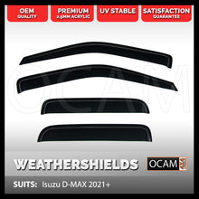 Load image into Gallery viewer, OCAM Weathershields For Isuzu D-MAX 2008-2011 Window Visors D MAX DMAX