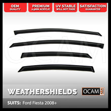 Load image into Gallery viewer, OCAM Weathershields For Ford Fiesta 2008+ Window Door Visors
