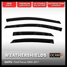 Load image into Gallery viewer, OCAM Weathershields For Ford Focus 2005-2011 Sedan Window Door Visors