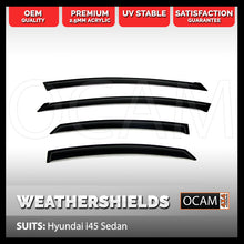 Load image into Gallery viewer, OCAM Weathershields For Hyundai i45 Window Door Visors Tinted