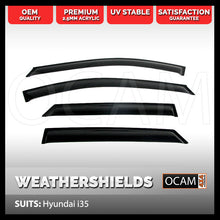 Load image into Gallery viewer, OCAM Weathershields For Hyundai iX35 2010-2015 Window Door Visors Tinted