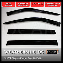Load image into Gallery viewer, OCAM Weathershields For Toyota Kluger 12/2020-Current Window Visors