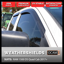 Load image into Gallery viewer, OCAM Weathershields for RAM 1500 DS Quad Cab 2017-Current, Window Visors