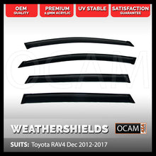 Load image into Gallery viewer, OCAM Weathershields For Toyota RAV4 Dec 2012-2018 Window Door Visors