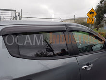 Load image into Gallery viewer, OCAM Weathershields for Mitsubishi Triton MQ MR 05/2015-2023 Dual Cab Window Visors