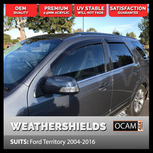 Load image into Gallery viewer, OCAM Weathershields For Ford Territory 2004-2020 Window Visors