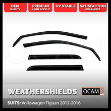 Load image into Gallery viewer, OCAM Weathershields For Volkswagen Tiguan 2012-2016 Window Visors Tinted