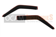 Load image into Gallery viewer, OCAM Weathershields for Nissan Patrol GQ Electric Mirrors 1988-97 UTE 2pc Visors