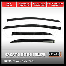 Load image into Gallery viewer, OCAM Weathershields for Toyota Yaris 2006-18 Sedan Window Visors