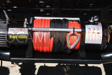 Load image into Gallery viewer, Electric Winch 26M Synthetic Rope Wireless Remote Truck 4WD 6577KG 12V 14500LBS