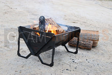 Load image into Gallery viewer, Quality Portable BBQ Fire Pit, 5mm Thick