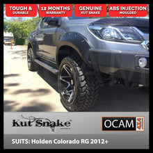 Load image into Gallery viewer, Kut Snake Flares Front Set for Holden Colorado RG 07/2016-19 Front Wheels ABS (Code #31-2)