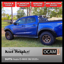 Load image into Gallery viewer, Kut Snake Flares Front & Rear Set for Isuzu D-MAX 08/2020-Current, ABS (Code #53/53)