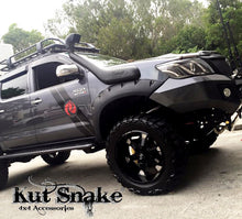 Load image into Gallery viewer, Kut Snake Flares Front Set for Toyota Hilux N70 2005-11 SR SR5 Monster, Front Wheels ABS (Code #2)