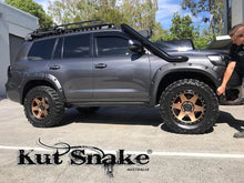 Load image into Gallery viewer, Kut Snake Flares Front Set for Toyota Landcruiser 200 Series ABS Smooth Finish (#38) Fronts Only