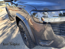 Load image into Gallery viewer, Kut Snake Flares for Toyota Landcruiser 300 Series ABS No-Drilling - Fronts only (#67), Textured Finish
