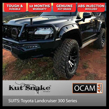 Load image into Gallery viewer, Kut Snake Flares Front & Rear Set for Toyota Landcruiser 300 Series ABS (#63/63)