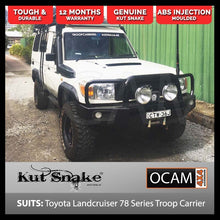 Load image into Gallery viewer, Kut Snake Flares Front & Rear Set for Toyota Landcruiser 78 Series Troop Carrier Full Set 2007-2023, #10/14