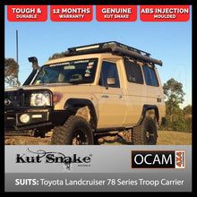 Load image into Gallery viewer, Kut Snake Flares Front Set for Toyota Landcruiser 78 Series Troop Carrier ABS - Front Wheels 2007-2023 #10