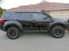 Load image into Gallery viewer, Kut Snake Flares Front & Rear Set for Isuzu MU-X, 2013-20 ABS (Code #48/48) MUX