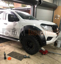 Load image into Gallery viewer, Kut Snake Flares Front Set for Nissan Navara NP300 2015-02/2021, ABS Monster 85mm, Front Wheels (Code #19/19)