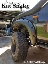 Load image into Gallery viewer, Kut Snake Flares Front Set for Ford Ranger PJ PK 2007-2011 ABS Front Wheel 2pcs (Code #22)