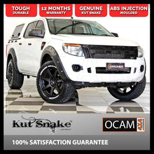 Load image into Gallery viewer, Kut Snake Flares Front & Rear Set for Ford Ranger PX 2011-2015 Extra Slim, 44mm, ABS (Code #49/49)