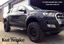 Load image into Gallery viewer, Kut Snake Flares Front & Rear Set for Ford Ranger PX MKIII 2019-06/2022 Slimline 58mm ABS (Code #18-1)