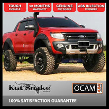 Load image into Gallery viewer, Kut Snake Flares Front & Rear Set for Ford Ranger PX PXMKII 2011-2018 Slimline 58mm ABS (Code #18/18)