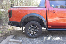 Load image into Gallery viewer, Kut Snake Flares for Ford Ranger NextGen 06/2022-On, Wildtrak, ABS, No-Drilling, Complete Set, Unpainted