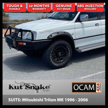 Load image into Gallery viewer, Kut Snake ABS Flares Front Set for Mitsubishi Triton MK 1996-2006 Front Wheels ABS (Code #54)