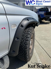 Load image into Gallery viewer, Kut Snake ABS Flares Front Set for Mitsubishi Triton MK 1996-2006 Front Wheels ABS (Code #54)