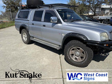 Load image into Gallery viewer, Kut Snake ABS Flares Front & Rear Set for Mitsubishi Triton MK 1996-2006 (Code #54)