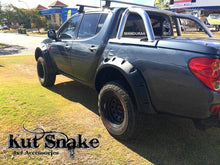 Load image into Gallery viewer, Kut Snake Flares Front & Rear Set for Mitsubishi Triton ML MN 2006-04/2015, 95mm ABS (Code #8/8)
