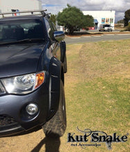 Load image into Gallery viewer, Kut Snake Flares Front & Rear Set for Mitsubishi Triton ML MN 2006-04/2015, 95mm ABS (Code #8/8)