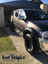 Load image into Gallery viewer, Kut Snake Flares Front & Rear Set for Mitsubishi Triton ML MN 2006-04/2015, 95mm ABS (Code #8/8)