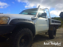 Load image into Gallery viewer, Kut Snake Flares Front & Rear Set for Nissan Patrol GU Series All Models ABS 75mm - Front & Rear Set (Code #23/23)