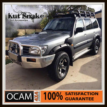 Load image into Gallery viewer, Kut Snake Flares Front & Rear Set for Nissan Patrol GU Series 1 2 3, 1997-2004 Full Set 4 ABS (Code #4/4)