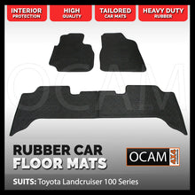 Load image into Gallery viewer, Rubber Floor Mats for Toyota Landcruiser 100 105 Series Car Mats