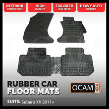 Load image into Gallery viewer, BRAND NEW Tailored Rubber Floor Mats for Subaru XV G4X 2011-2017 Car Mats