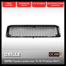 Load image into Gallery viewer, Front Mesh Grill for Toyota Landcruiser 70 76 78 79 Series 2007-21 Black Grille
