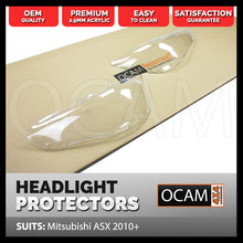 Load image into Gallery viewer, OCAM Headlight Headlamp Protectors for Mitsubishi ASX 2010-2018 Lamp Covers