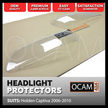 Load image into Gallery viewer, OCAM Headlight Headlamp Protectors for Holden Captiva CG 2006-2010 Lamp Covers