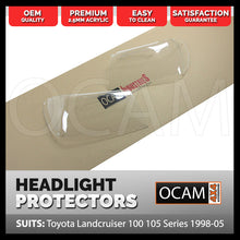 Load image into Gallery viewer, OCAM Headlight Headlamp Protectors for Toyota Landcruiser 100 105 Series 1998-05